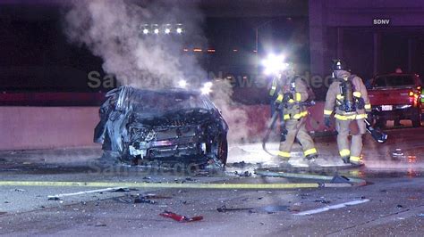 One Injured in Three-Car Crash on Miramar Road [San Diego, CA]